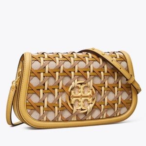 NWT Tory Burch Miller Basketweave Clutch Convertible Bag